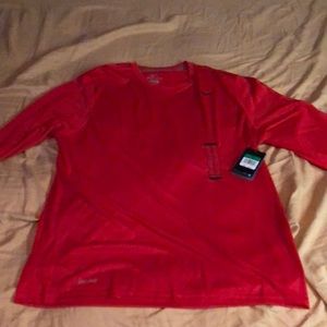 Nike Mens Long Sleeve Dri-Fit XL Red